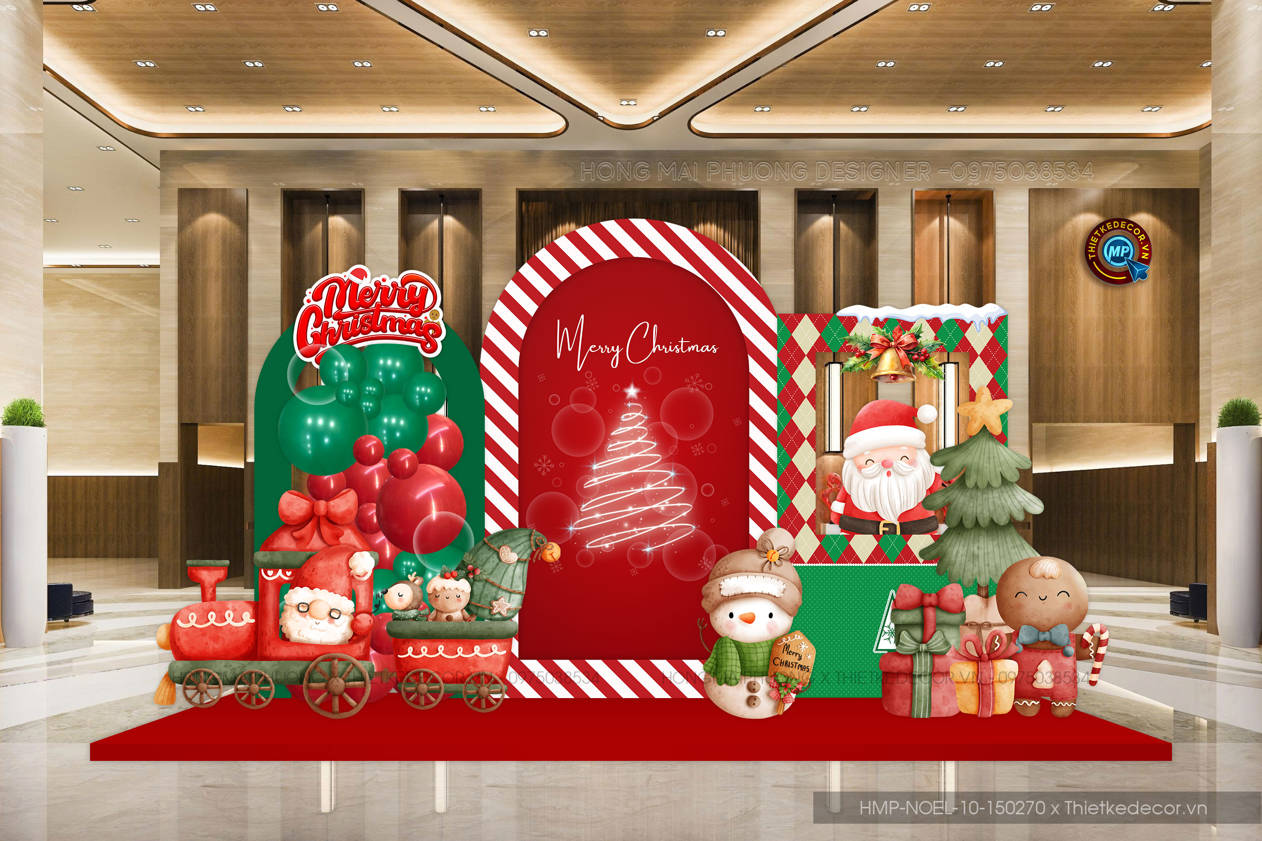 File thiết kế trang trí Giáng sinh Noel Merry Chrismas, checkin trường học, TTTM, chung cư, nhà hàng, khách sạn, quán cà phê...